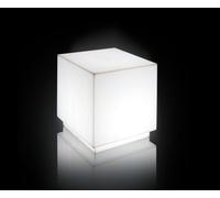 Pouf da Giardino Luminoso 50x50 cm in Resina Arkema Iris Light SL