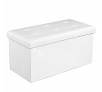 Pouf divano contenitore puff panca baule cassapanca ecopelle trapuntato