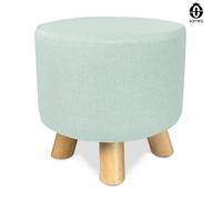 SAMIRA Pouf divano, pouf poggiapiedi - Nemo (Verde tiffany)