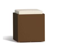 POUF ESTERNO SEDUTA GIARDINO IDROREPELLENTE LAVABILE APPOGGIO PISCINA MARRONE