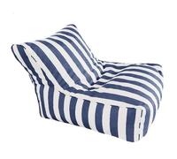 Pouf galleggiante per piscina, originale per adulti, a righe, impermeabile, perfetto per rilassarsi e prendere il sole in acqua