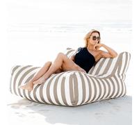 Pouf galleggiante riutilizzabile per piscina, dimensioni originali per adulti, senza imbottitura, ideale per giardino, spiaggia, campeggio, divano letto, soggiorno