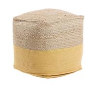 Pouf giallo 44x44cm Kirama