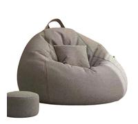 Pouf gigante in morbida pelliccia, elegante sedia da interni in tinta unita con supporto per la schiena, perfetto per adulti, soggiorno, camera da letto, dormitorio, comoda seduta