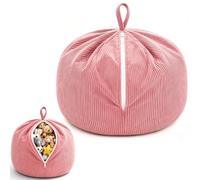 Pouf grande con chiusura lampo | Organizer 2 in 1 per peluche e pouf senza imbottitura, per la cameretta dei bambini e il soggiorno, morbido e confortevole