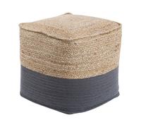 Pouf grigio scuro 44x44cm Kirama