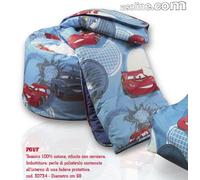 Pouf in Cotone Cars Go Saetta McQueen Blu-Rosso-Arancio Disney Caleffi Cameretta