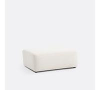Pouf in poliestere, ciniglia screziata, Monica Beige TU