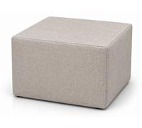POUF IN TESSUTO CM 60 BEIGE - MADE IN ITALY