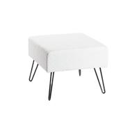 POUF LEGNO SGABELLO POUF CUBO POLTRONA DESIGN POGGIAPIEDI IMBOTTITO