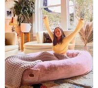 Pouf letto soffice con pelliccia sintetica impermeabile lavabile per un comodo relax