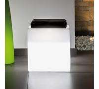 POUF LUMINOSO LUCE LED LAMPADA ARREDO GIARDINO SEDIA SGABELLO SEDUTA ESTERNO