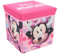 POUF MINNIE DISNEY CONTENITORE MULTIFUNZIONE PORTA OGGETTI PER SEDERSI 30 CM
