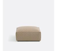 Pouf modulabile, jacquard origami, Seven Bianco angolo reversibile