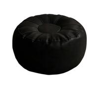 Pouf Ottoman Cover - Pumpkin Shape Unstuffed Shell, Footstool Cushion