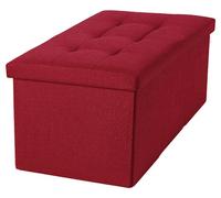 Pouf panca contenitore tinta unita DOUBLE LINEN