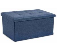 Pouf panca contenitore tinta unita DOUBLE LINEN