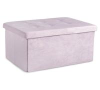 Pouf panca contenitore tinta unita DOUBLE VELVET