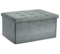 Pouf panca contenitore tinta unita DOUBLE VELVET