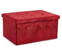 Pouf panca contenitore tinta unita DOUBLE VELVET