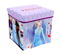 Pouf per bambini multifunzione contenitore porta oggetti per sedersi 30 cm (Frozen)