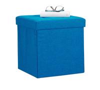 Pouf pieghevole Sgabello cubo Tavolino multiuso 300 kg 40 L Pouf contenitore