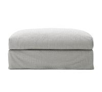 Pouf Poggiapiedi Le Grand Air Per Divano Ash Stripe/Lino