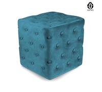 Pouf poggiapiedi quadrato, pouf divano in velluto - Otto