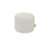 Pouf Point in Tela Riciclata Grigio Freddo