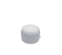 Pouf Point Terry Blizzard/Blu Crema