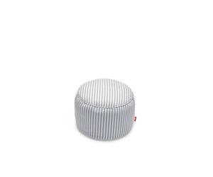 Pouf Point Terry Blizzard/Blu Crema