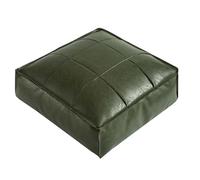 Pouf quadrato marocchino poggiapiedi, cuscino da pavimento in ecopelle per aggiungere un divano elegante e confortevole, perfetto come pouf o pouf