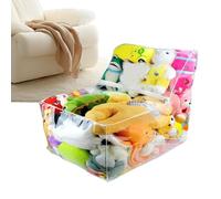Pouf Rangement Peluches Trasparente - Sac De Rangement Bean Bag Pour Jouets En Peluche, Oreillers Et Coussins - Design Clair Et Pratique Pour Organizer La Chambre Des - Housse Durevole, Lavabile