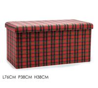 Pouf Richiudibile 76x38 cm Rattan