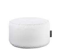 Pouf Tondo Aloha (Bianco) Seduta Morbida Mis: diametro cm. 70 H.40 cm. Tessuto Outdoor Antistrappo,Riempito in perle di polistirolo,adatto per Interni/Esterni Cuciture rinforzate Cerniere sul Fondo