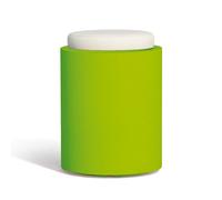 POUF TONDO ESTERNO SEDUTA ARREDO GIARDINO RESINA LAVABILE APPOGGIO VERDE