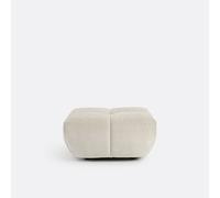 Pouf, velluto a coste vintage, L83 cm, Nuria Beige TU