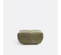 Pouf, velluto a coste vintage, L83 cm, Nuria Verde TU