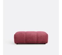 Pouf XL, velluto spesso, L109 cm, Nuria Rosa TU