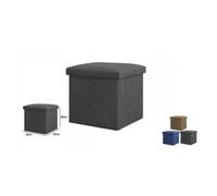 POUFF PUFF POUF CONTENITORE IMBOTTITO CON SEDUTA IN TESSUTO 30 X 30 X 30CM 69584