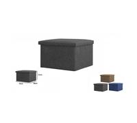 POUFF PUFF POUF CONTENITORE IMBOTTITO CON SEDUTA IN TESSUTO 76 X 38 X 35CM 69588
