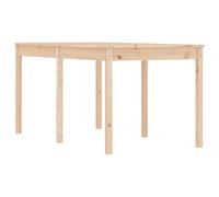 POUFGDR Tavolo da giardino in pino massiccio, 159,5 x 82,5 x 76 cm | Legno robusto, Design classico, per terrazza, balcone, patio, con istruzioni di montaggio