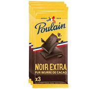 Poulain Chocolat Noir Extra 3 x 100 g