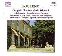 Poulenc Fran Is - Musica Da Camera (Integrale) Vol.4: