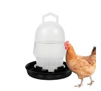 Poultry Automatic Waterer, Self Filling Chicken Duck Goose Drinking System Water Dispenser, Durable Farm Coop Water Bowl Feeder for Quail Pigeon Livestock Backyard Farm Feeding Idration