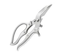 Poultry Kitchen Shears, Acciaio inossidabile Cutter, Safety Lock Cooking Scissors Tool, Lega Multipurpose Meal Prep Accessory, Macellaio Cutting Utensil Device, Meat Fish Walnut RV 4,33x3,74 pollici