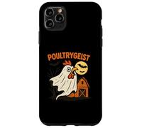 Poultrygeist Funny Chicken Ghost Halloween Pun Design Custodia per iPhone 11 Pro Max