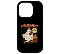 Poultrygeist Funny Chicken Ghost Halloween Pun Design Custodia per iPhone 14 Pro