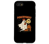 Poultrygeist Funny Chicken Ghost Halloween Pun Design Custodia per iPhone SE (2020) / 7/8