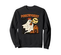 Poultrygeist Funny Chicken Ghost Halloween Pun Design Felpa